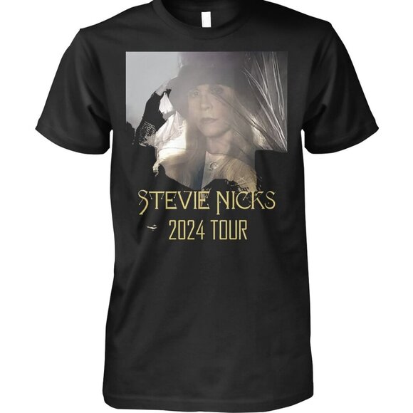 Stevie Nicks 2024 Tour Graphic T-Shirt Rock Music Fan Gift Concert Tee 159 - Picture 1 of 5